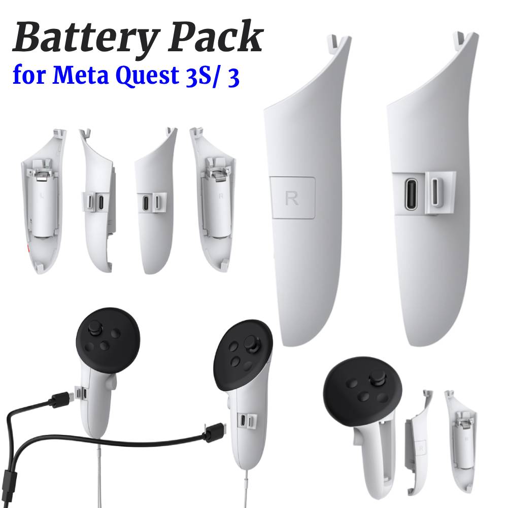 Vr Headset Pc - Oplaadbare batterijafdekking Oplaadgrepen Cover Accessoires voor