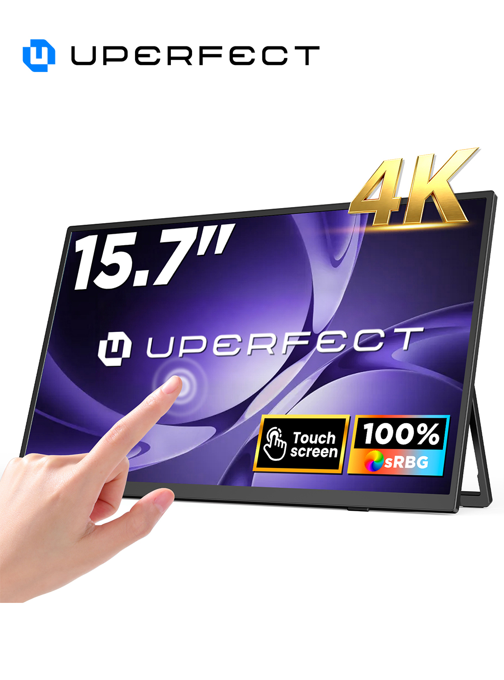 Pc Gaming Ultrawide Monitor - UPERFECT 4K UHD draagbare monitor 15,6”
