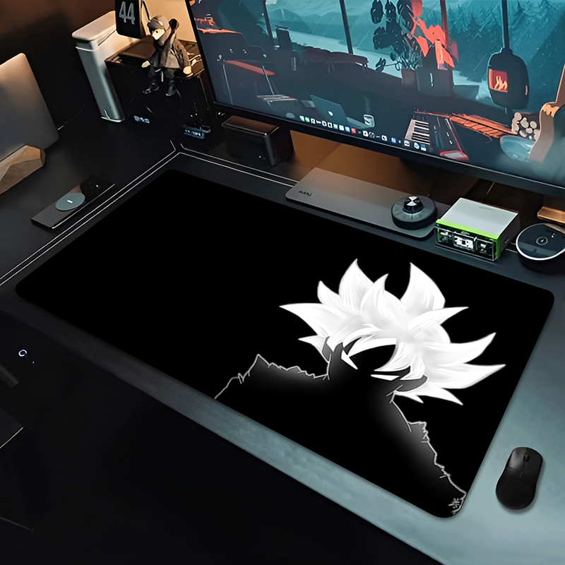 Pc Gaming Keyboard And Mouse - DBZ Black Anime Muismat Dragon Ball
