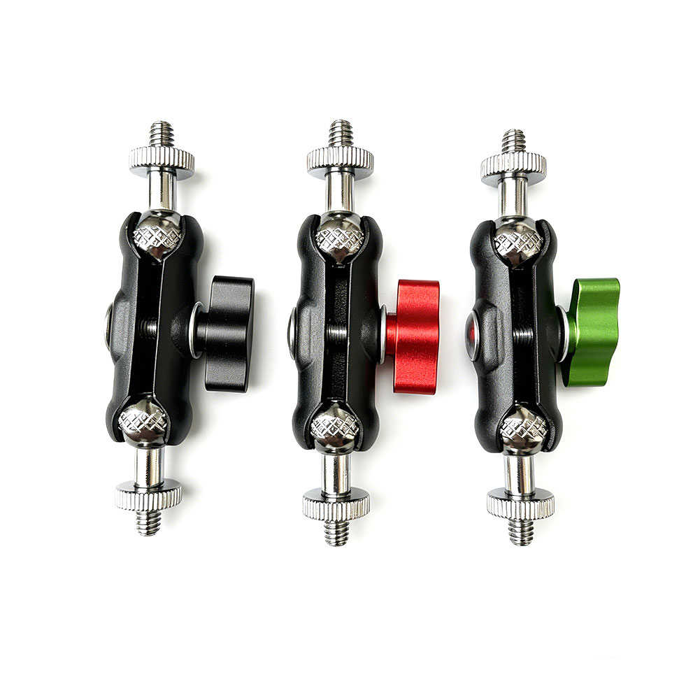 Dual Monitor Arm - Dubbele kogelkop-articulerende magische arm met 1/4''
