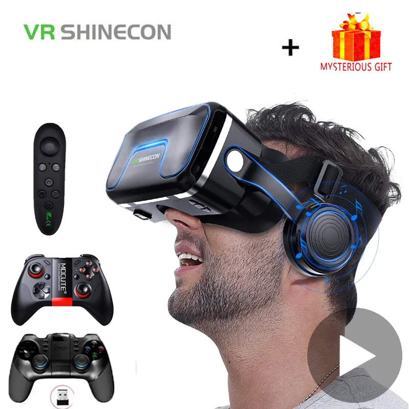 Vr Headset Pc - VR Shinecon 10.0 Helm 3D Bril