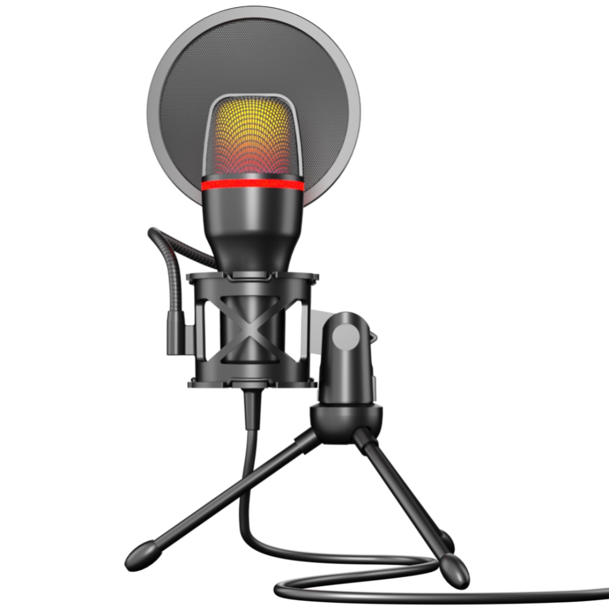 Pc Gaming Live Streaming - Professionele condensatormicrofoon voor computer PC Laptop
