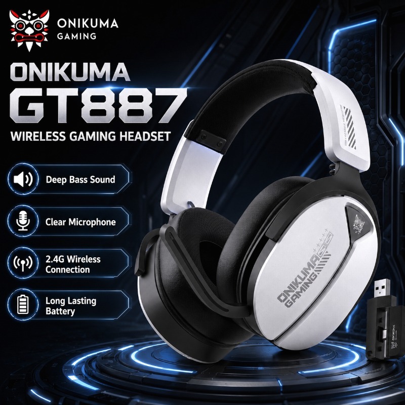 Pc Gaming Apple - ONIKUMA GT887 Draadloze Gaming Headset 4-Modus