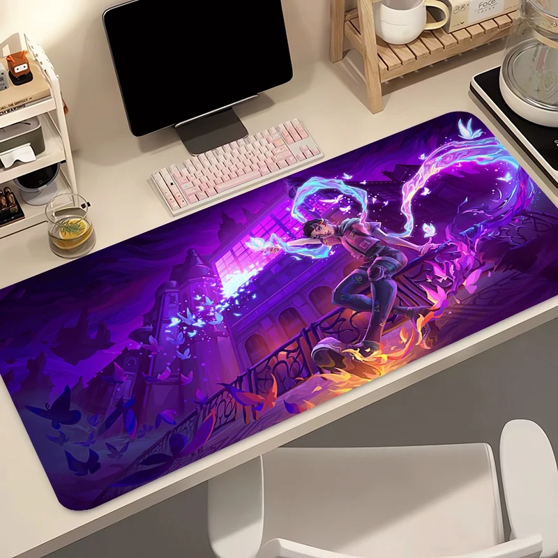 Pc Gaming Lounge - Muismat Gamer Computer Anime PC Valorant