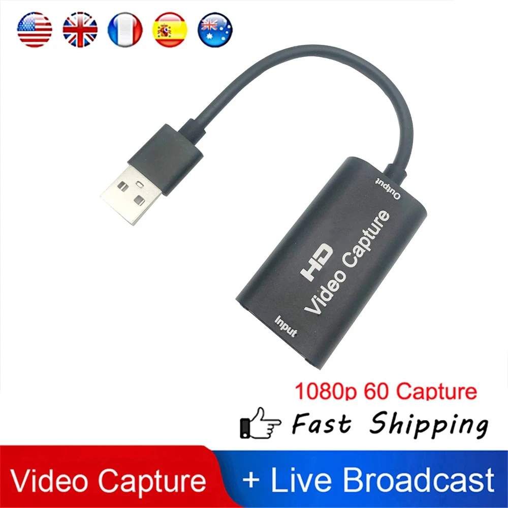 Capture Card Hdmi - Mini HD 1080P HDMI-compatibel met USB