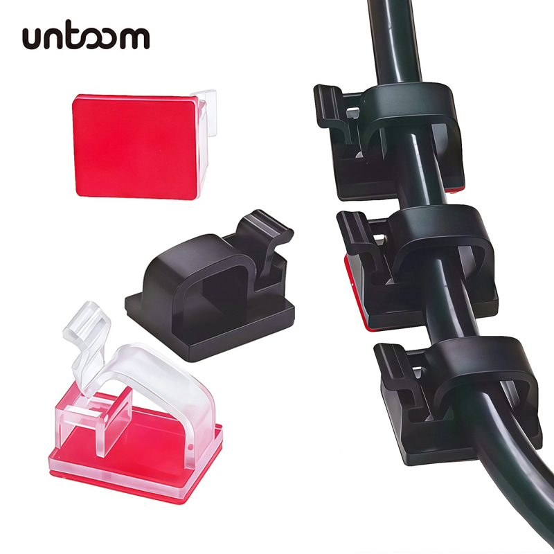 Desk Cable Organizer - 20 stuks zelfklevende kabelclips, kabelmanagement, draadorganizer,