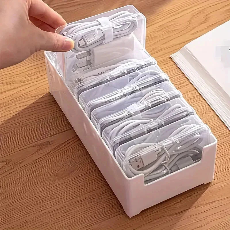 Desk Cable Organizer - Opbergdoos voor datakabels, opbergdoos voor snoeren,