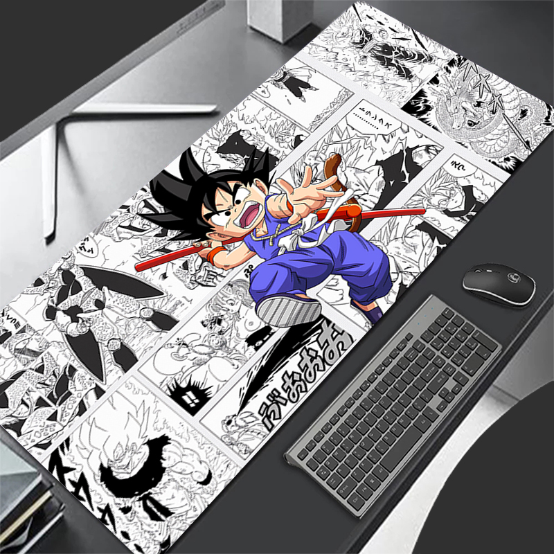 Pc Gaming Keyboard And Mouse - Muismat Computer Nieuwe Goku Muismatten Dragon