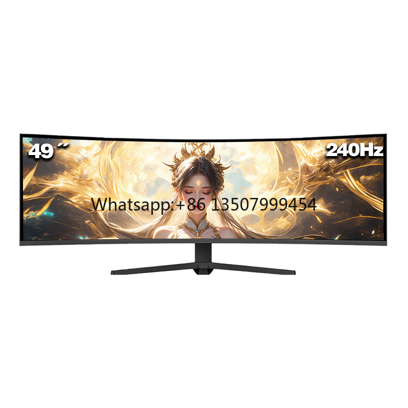 Pc Gaming Ultrawide Monitor - Ultrabrede 49-inch gebogen pc-gamingmonitor 240Hz 5K