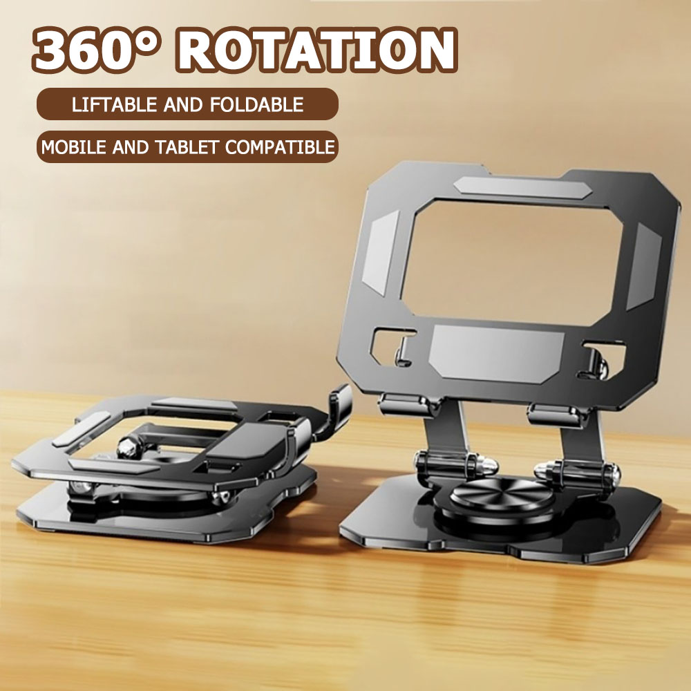 Dual Monitor Arm - 360 graden draaibare tablet- en telefoonstandaard,