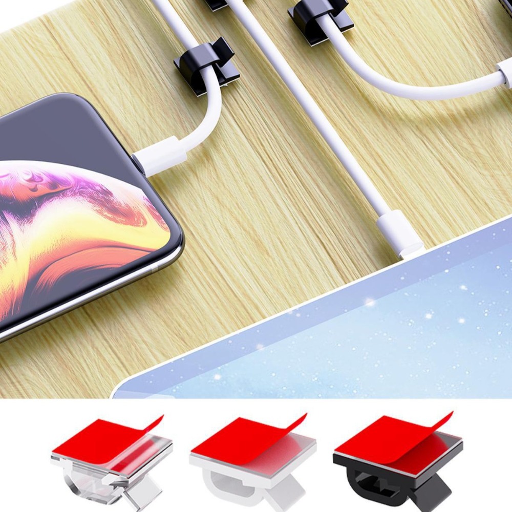 R-vormige transparante plastic - Desk Cable Organizer recensie en prijs