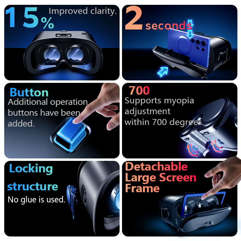 Originele VRG Q8 VR Virtual Re - Vr Headset Pc recensie en prijs
