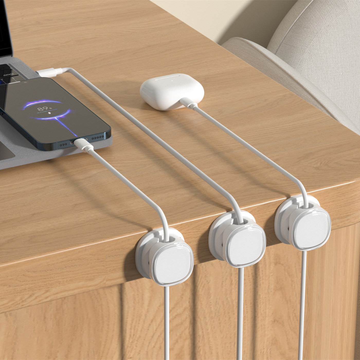 3/6/8/12PCS magnetische kabelc - Desk Cable Organizer recensie en prijs