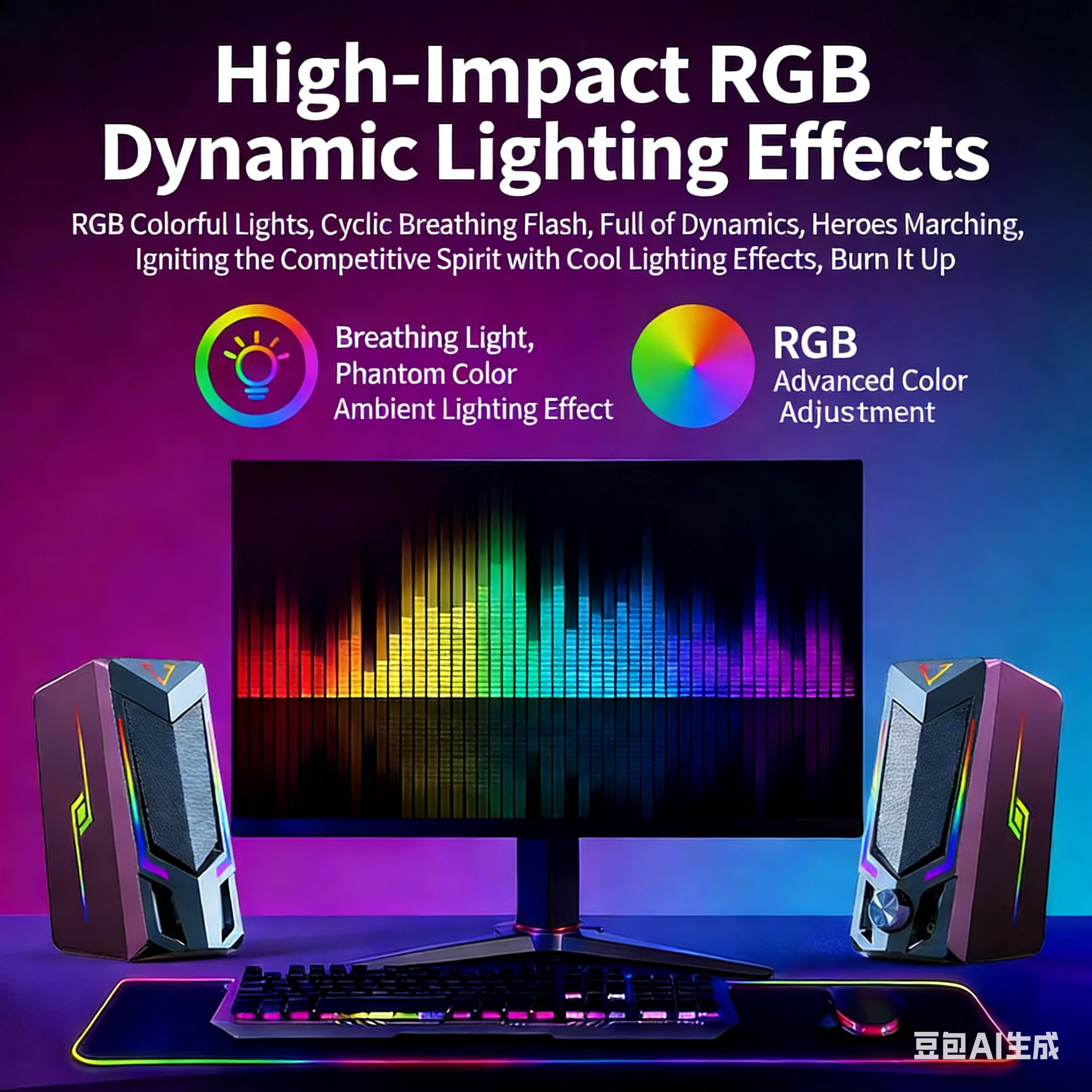 Desktop RGB-gamingluidsprekers - Pc Gaming Apple recensie en prijs
