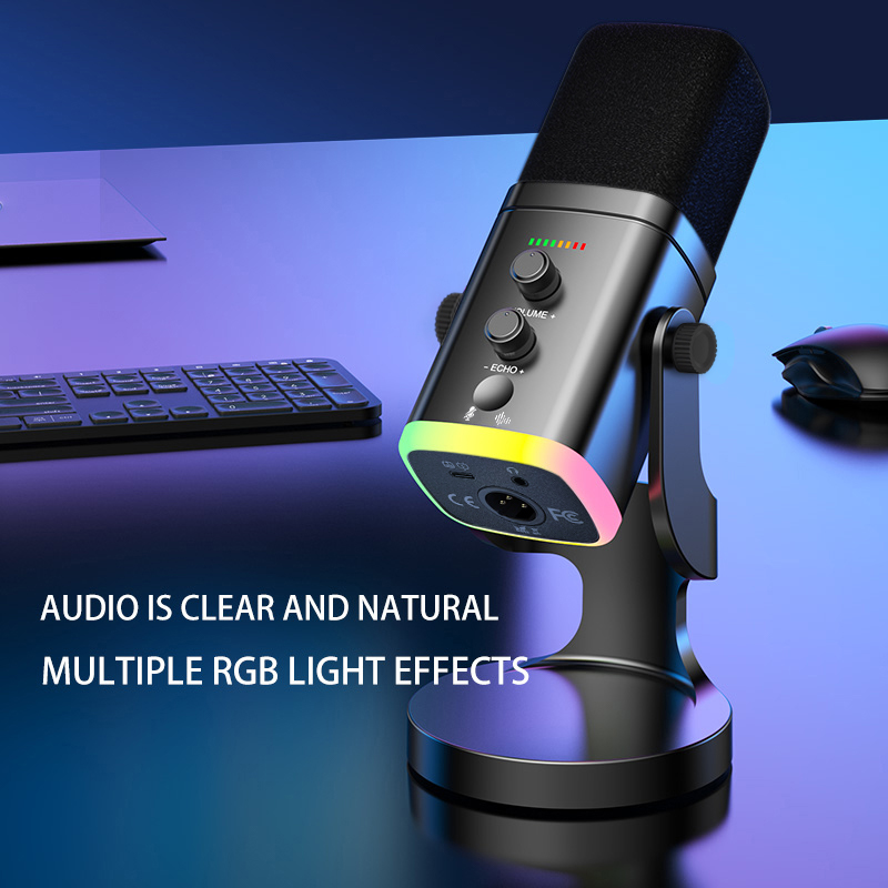 RGB-gamingmicrofoon USB-microf - Pc Gaming Live Streaming recensie en prijs