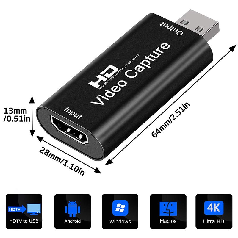 USB 2.0 Video Capture Card HD  - Capture Card Hdmi recensie en prijs