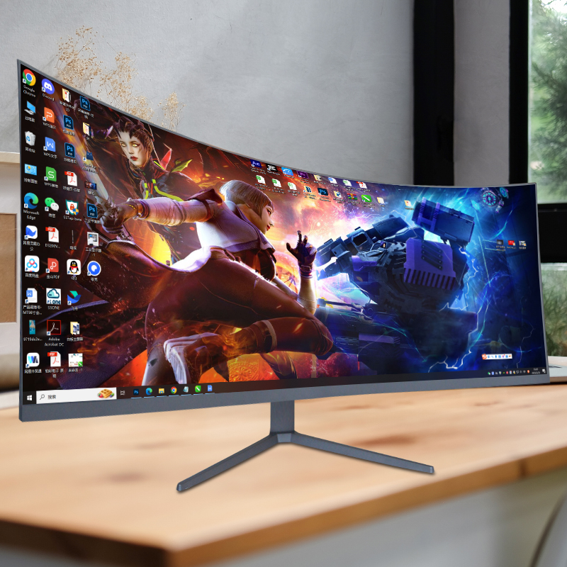 Fabriek OEM 49 inch gebogen ga - Pc Gaming Ultrawide Monitor recensie en prijs