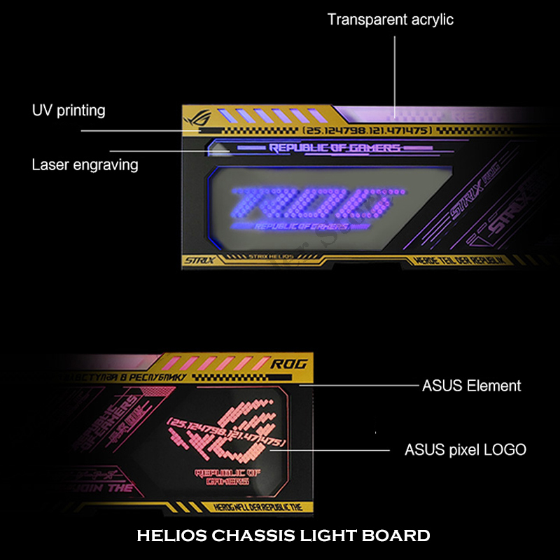 RGB Spiegel PC Case Backplate  - Pc Gaming Rog recensie en prijs