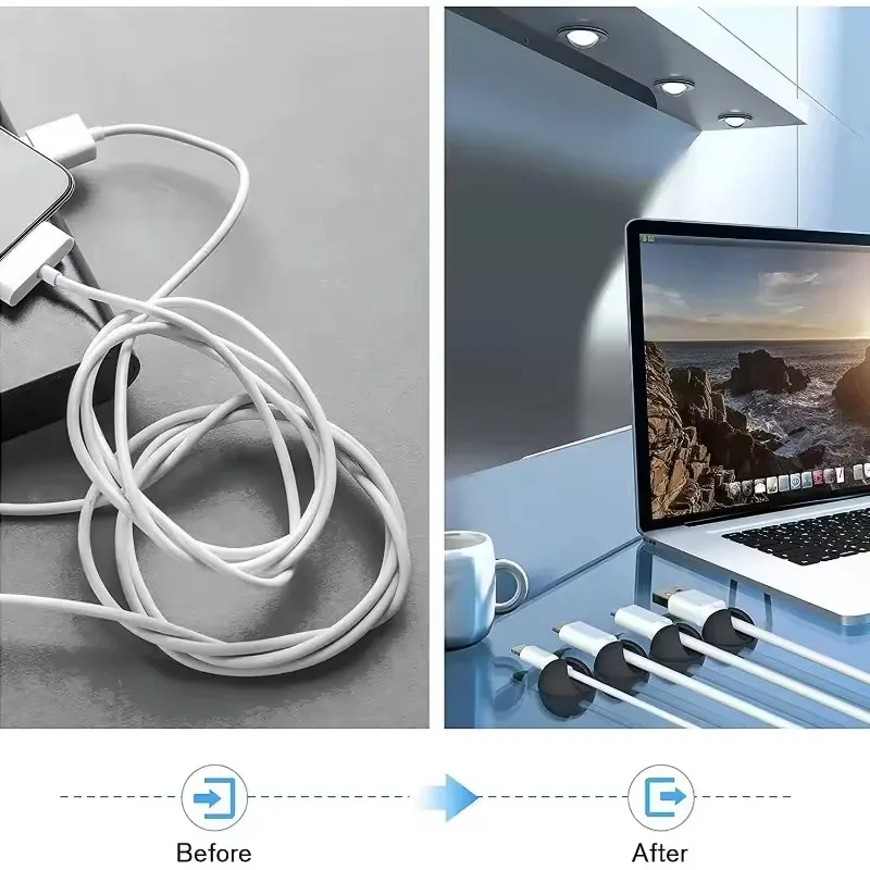 5/50 Stuks Kabel Clip Winder O - Desk Cable Organizer recensie en prijs