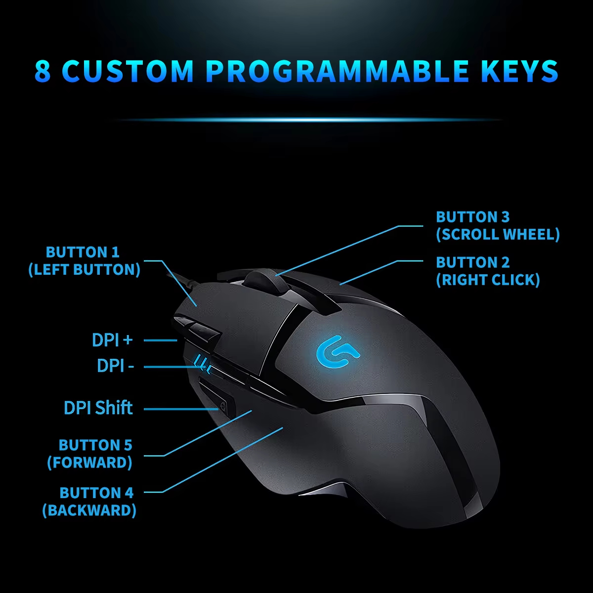 Logitech G402 Hyperion Fury FP - Pc Gaming Valorant recensie en prijs