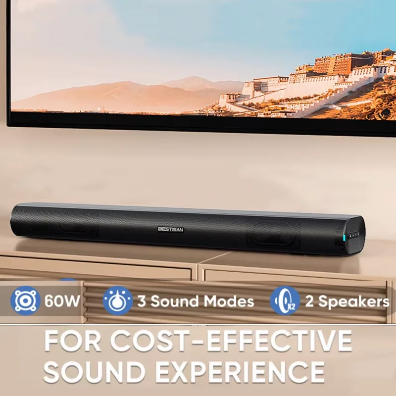 60W Soundbars voor TV-audio me - Pc Gaming Apple recensie en prijs