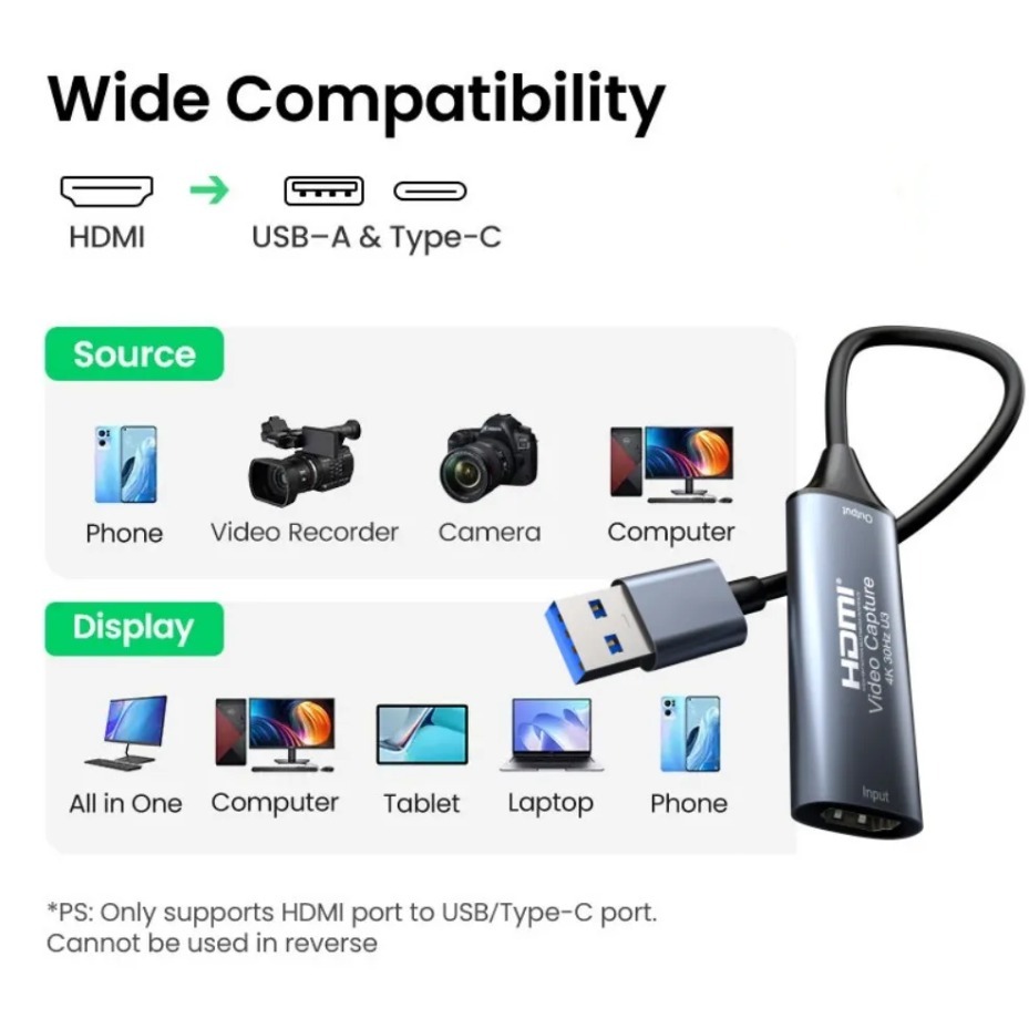 USB-C 2.0/3.0 HDMI Video Captu - Capture Card Hdmi recensie en prijs