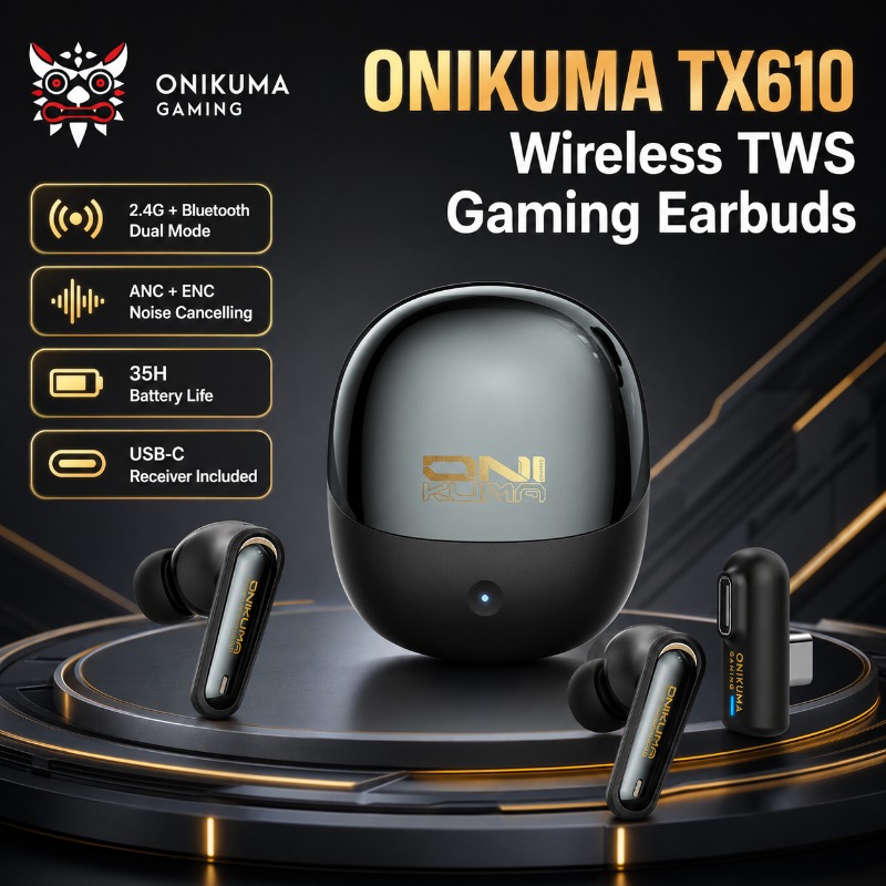 ONIKUMA TX610 Draadloze Gaming - Pc Gaming Apple recensie en prijs
