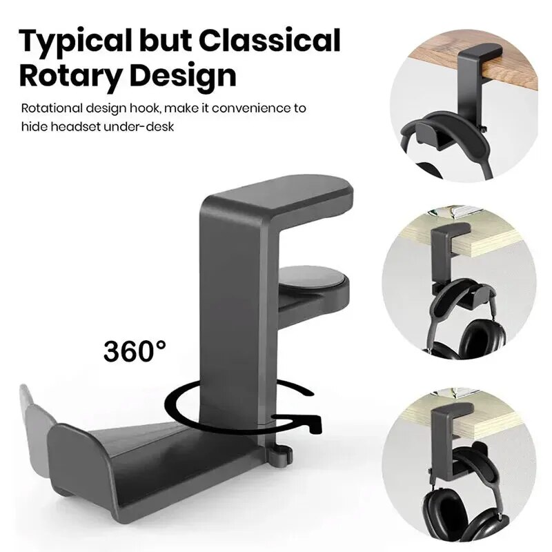 Onderbureaumontage hoofdtelefo - Desk Cable Organizer recensie en prijs