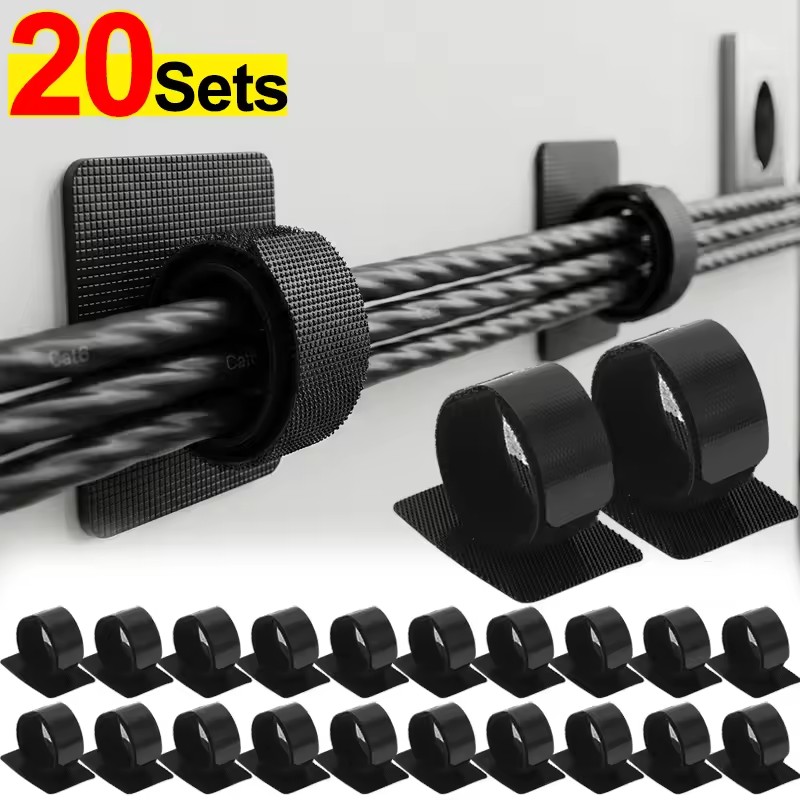 Zelfklevende kabelbinders onde - Desk Cable Organizer recensie en prijs