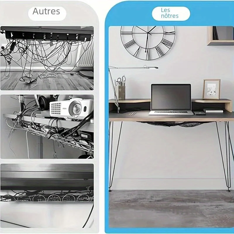 Kabelbeheernet voor onder het  - Desk Cable Organizer recensie en prijs