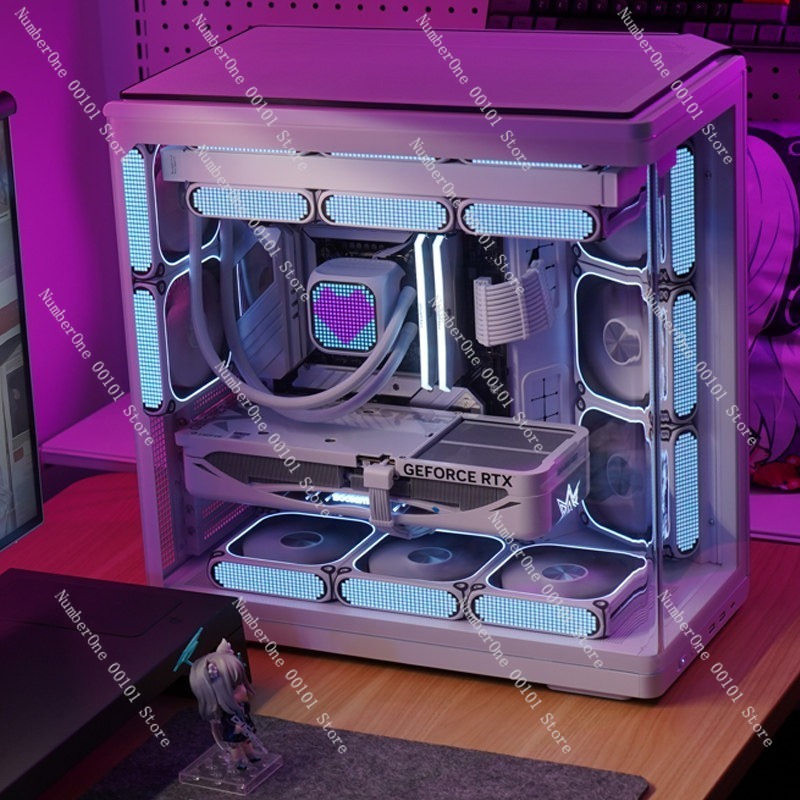 Gebogen gehard glazen aquarium - Pc Gaming Aquarium recensie en prijs