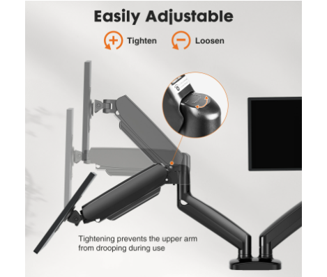 Dubbele monitorstandaardarm, g - Dual Monitor Arm recensie en prijs