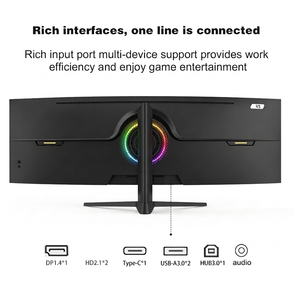 Ultrabrede 49-inch gebogen pc- - Pc Gaming Ultrawide Monitor recensie en prijs